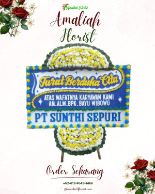 Papan Bunga Duka di Nangerang