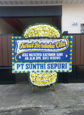 Papan Bunga Duka di Nangerang