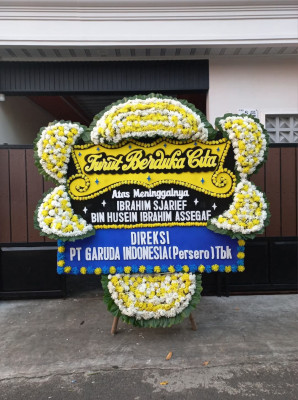 Papan Bunga Duka di Nangerang